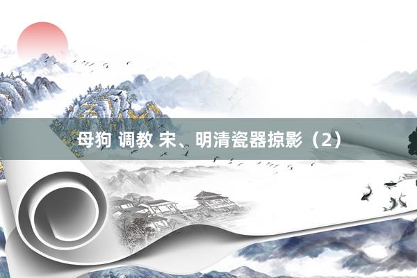 母狗 调教 宋、明清瓷器掠影（2）